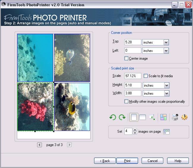 PhotoPrinter Pro Screenshot